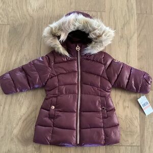 Michael Kors Toddler Girls Heavy Weight Stadium Coat, size 2 T